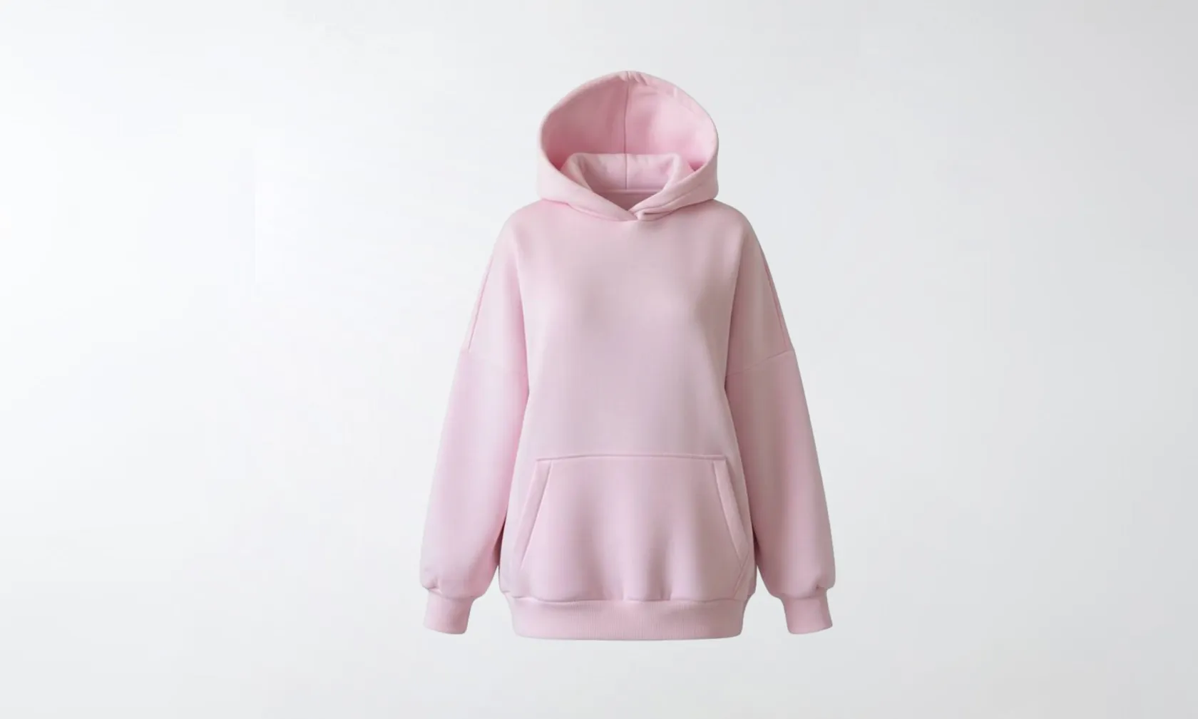 Invisible-mannequin hoodie shot
